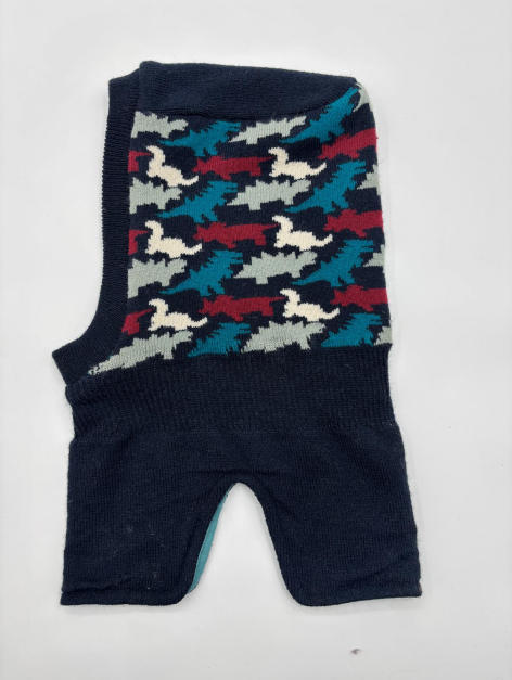 Pull tricot sans manches bleu marine pour chien